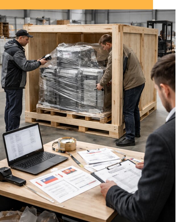 Доставка промышленного оборудования из США от 70675 руб