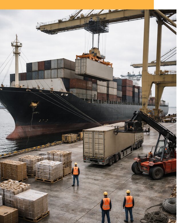 Морские перевозки из Индии: доставка FCL/LCL, таможня от 130476