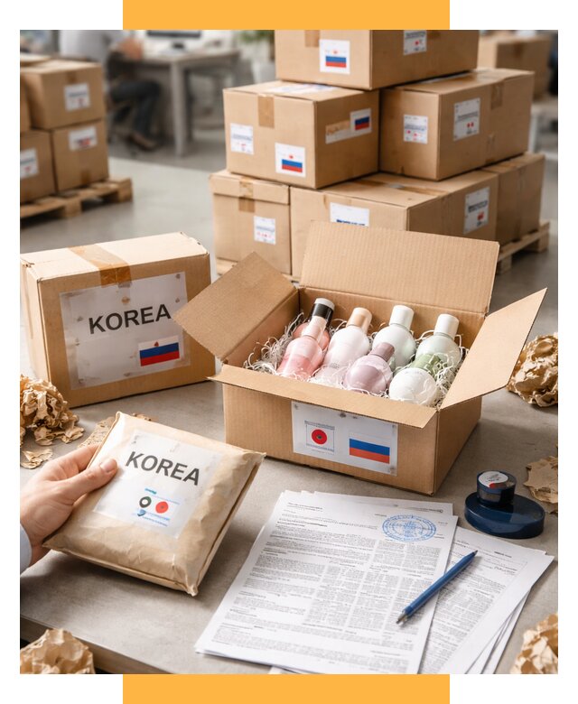 Доставка косметики из Кореи от 9242 р. под ключ | СетСервис-Ткв