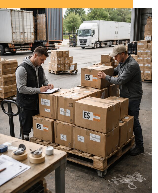 Доставка грузов в Испанию автотранспортом от 38056 руб