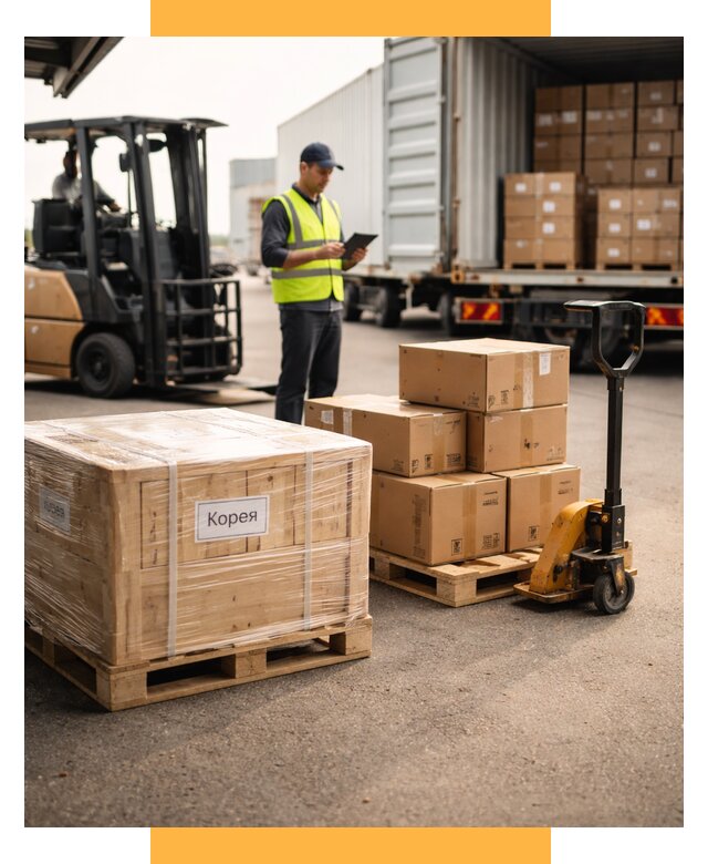 Доставка грузов в Корею из России от 38056 р. | СетСервис-Ткв