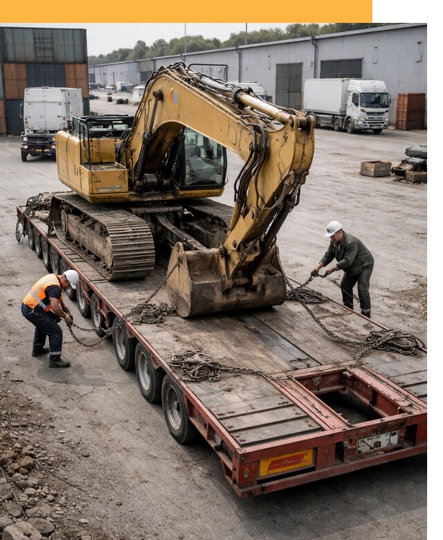 Перевозка спецтехники по России и миру от 48929 руб