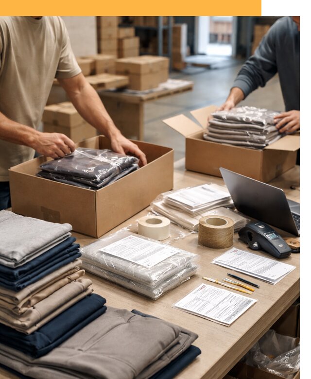 Перевозка одежды по миру от 8155 руб. с таможенным оформлением