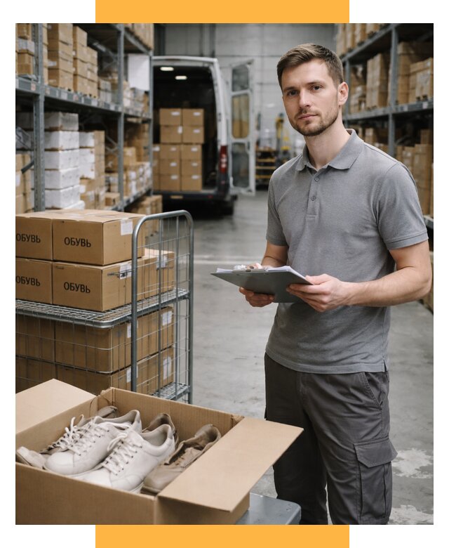 Доставка обуви из Китая и Турции от 4893 р. СетСервис-Ткв