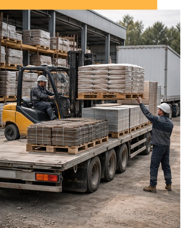 Перевозка строительных материалов по миру от 5980 руб