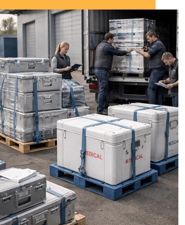 Перевозка медицинского оборудования по всему миру от 16310 руб