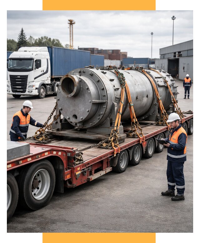 Перевозка тяжеловесных грузов под ключ от 163095 р. | СетСервис-Ткв