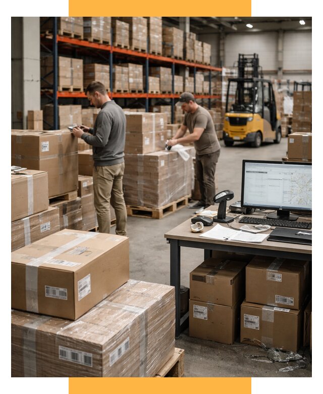 Склад консолидации в Европе от 7067 р., услуги СетСервис-Ткв